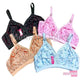 Pack Of (4) Summer Fabric Printed Jersey Bra