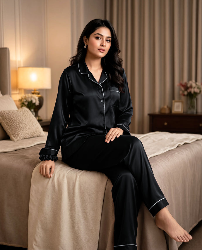 Arban Store Premium Satin Silk PJ Set – 8 Colors