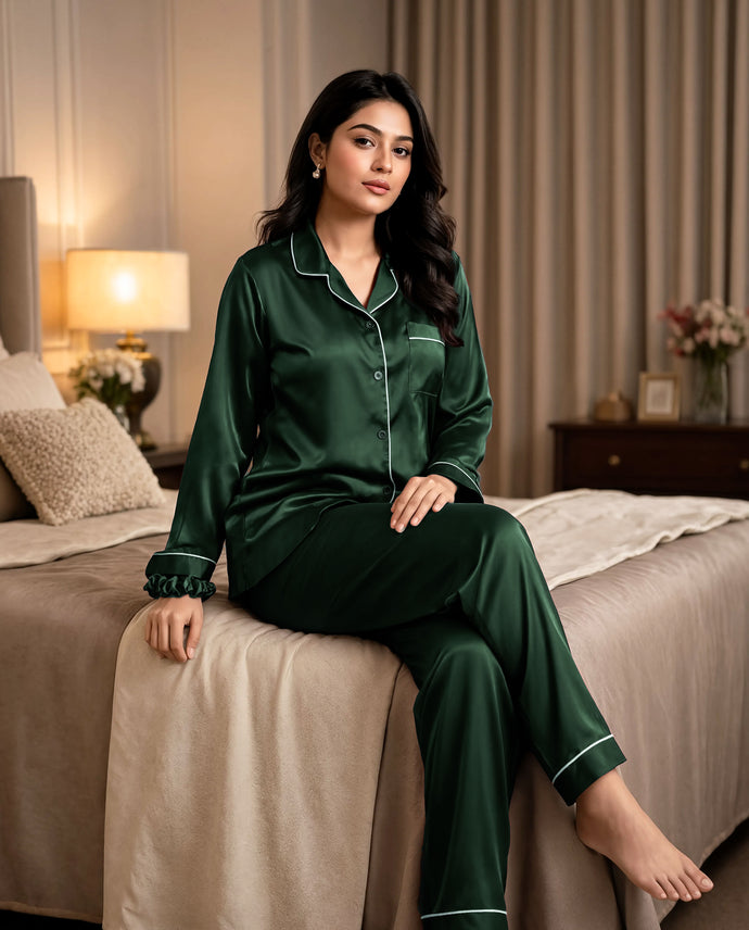 Arban Store Premium Satin Silk PJ Set – 8 Colors